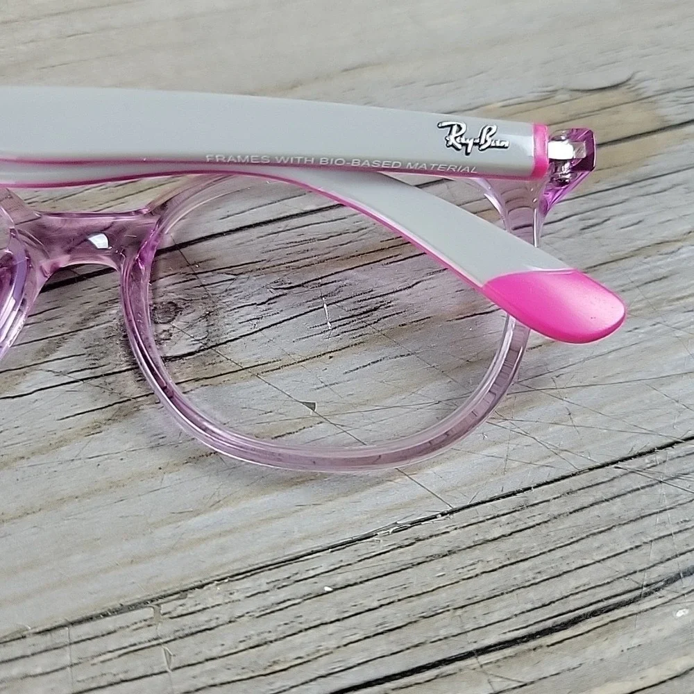 Ray-Ban‎ Junior RB 1631 3976 Eyeglasses Frames Only 47-16 130mm Transparent Pink